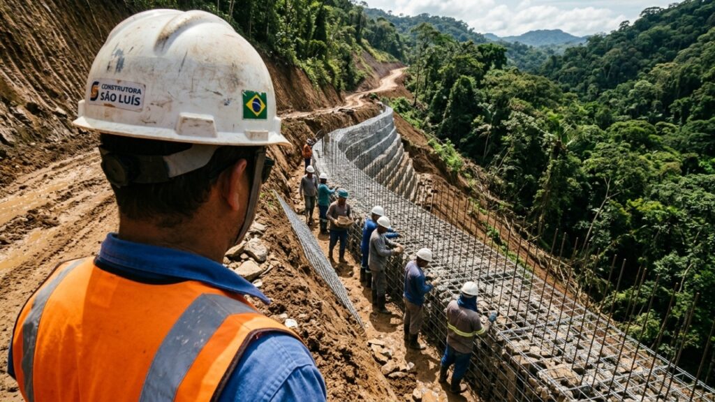 Reconstrução viária com malhas metálicas Deco Mesh