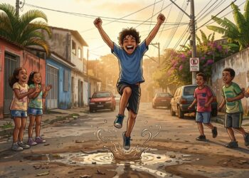 Estudos mostram que crianças que brincavam na rua