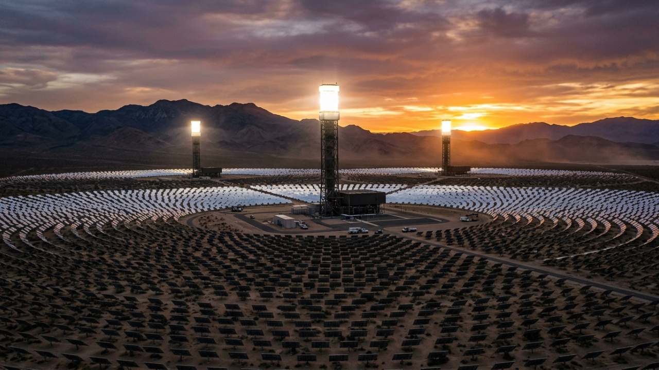 Fechamento da usina solar térmica de Ivanpah por incineração de pássaros
