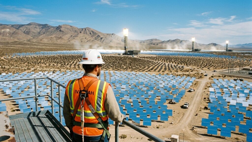  Fechamento da usina solar térmica de Ivanpah por incineração de pássaros