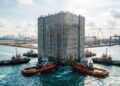 Singapura ergue muralha submarina com 227 blocos gigantes de concreto para construir o maior megaporto do mundo