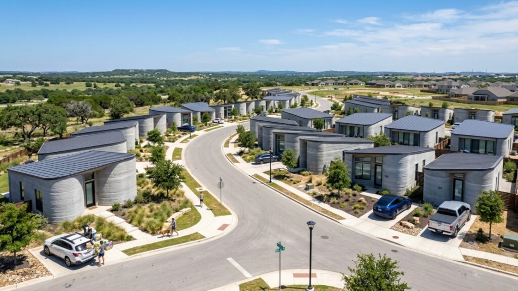 Construção de bairros inteiros com impressão 3D em 24 horas