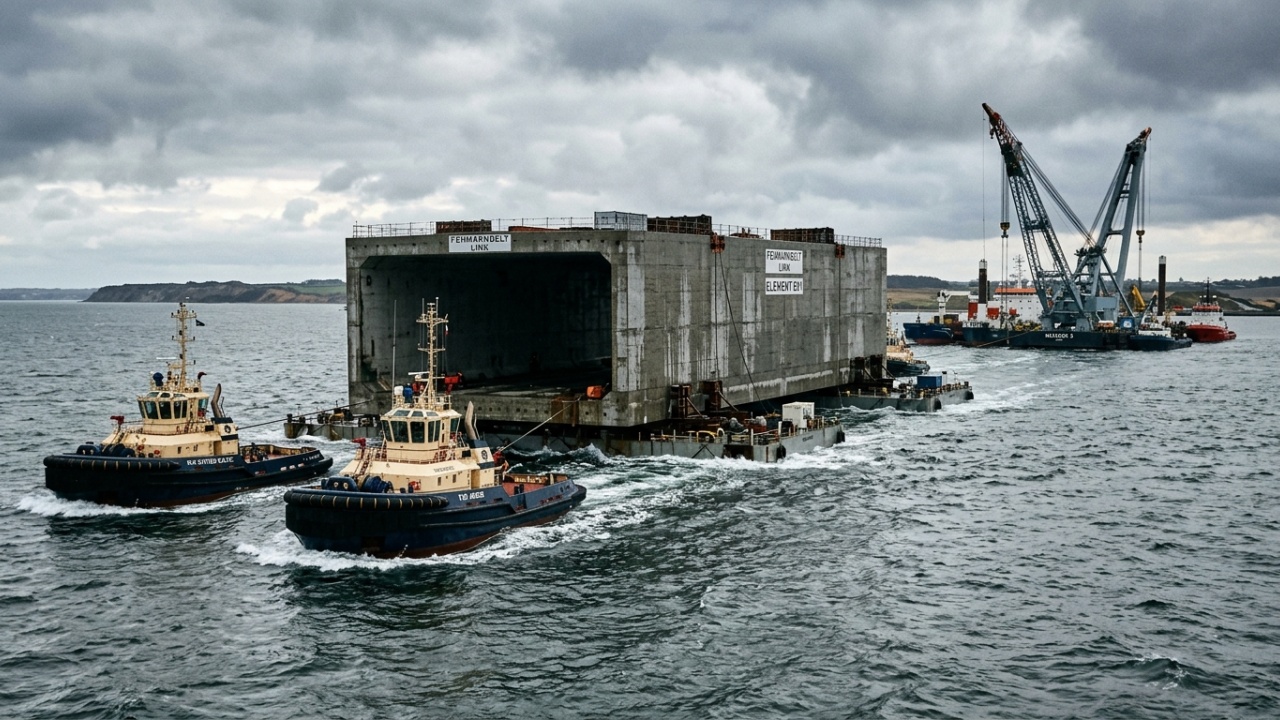 Construção do Túnel Fehmarnbelt entre Dinamarca e Alemanha