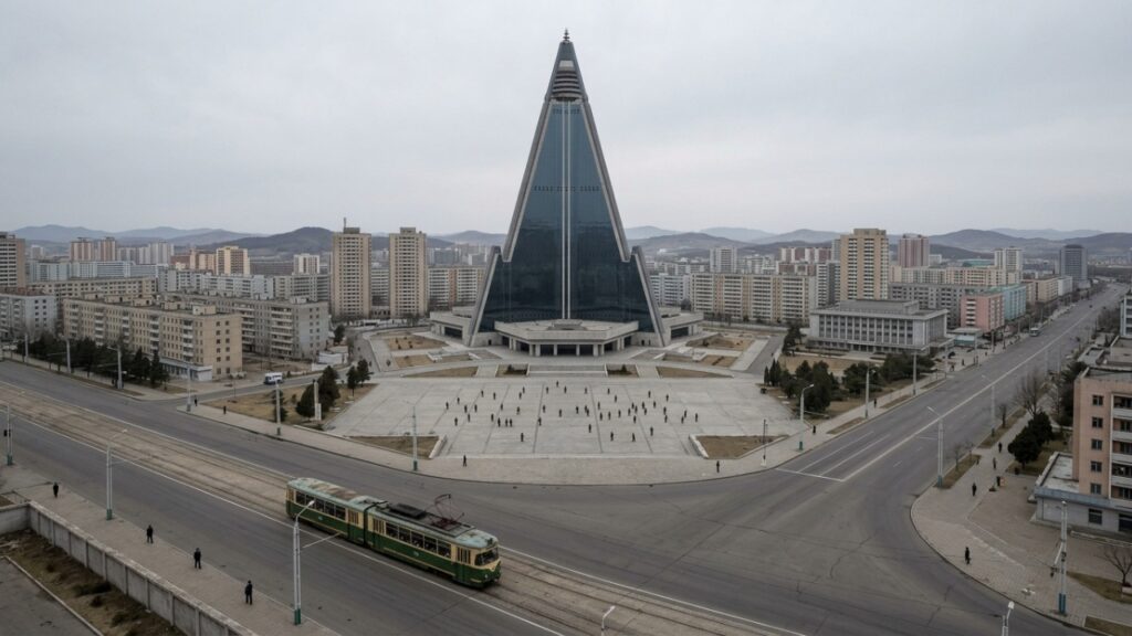 Com aparência de pirâmide e dezenas de andares, o edifício excêntrico virou cartão-postal urbano