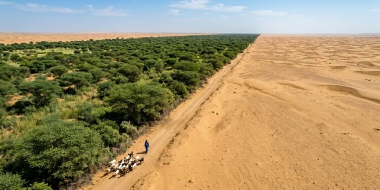 Grande Muralha Verde africana para conter o avanço do deserto do Saara