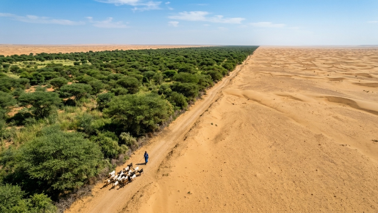 Grande Muralha Verde africana para conter o avanço do deserto do Saara
