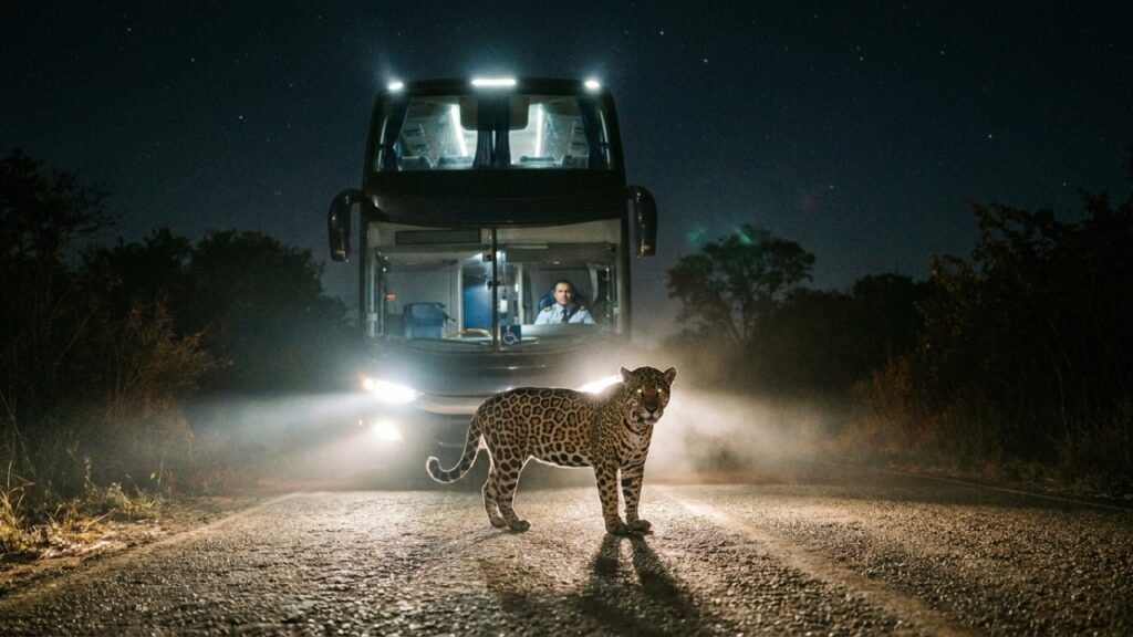 A linha de ônibus noturna que atravessa o Pantanal e é considerada uma das mais perigosas e fascinantes do país