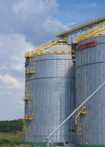 Silo da Kepler Weber construído no Rio Grande do Sul (Foto: Divulgação)