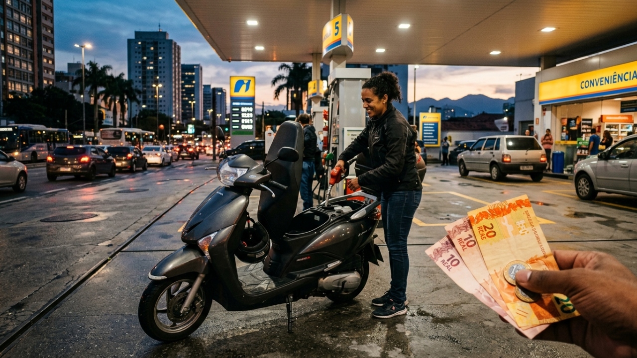 A pequena scooter da Honda atinge 45 km com um litro de gasolina e virou a solução definitiva para o trânsito custando apenas 8 mil reais