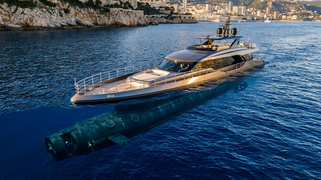 Nautilus: el yate que navega y se sumerge a 150 metros