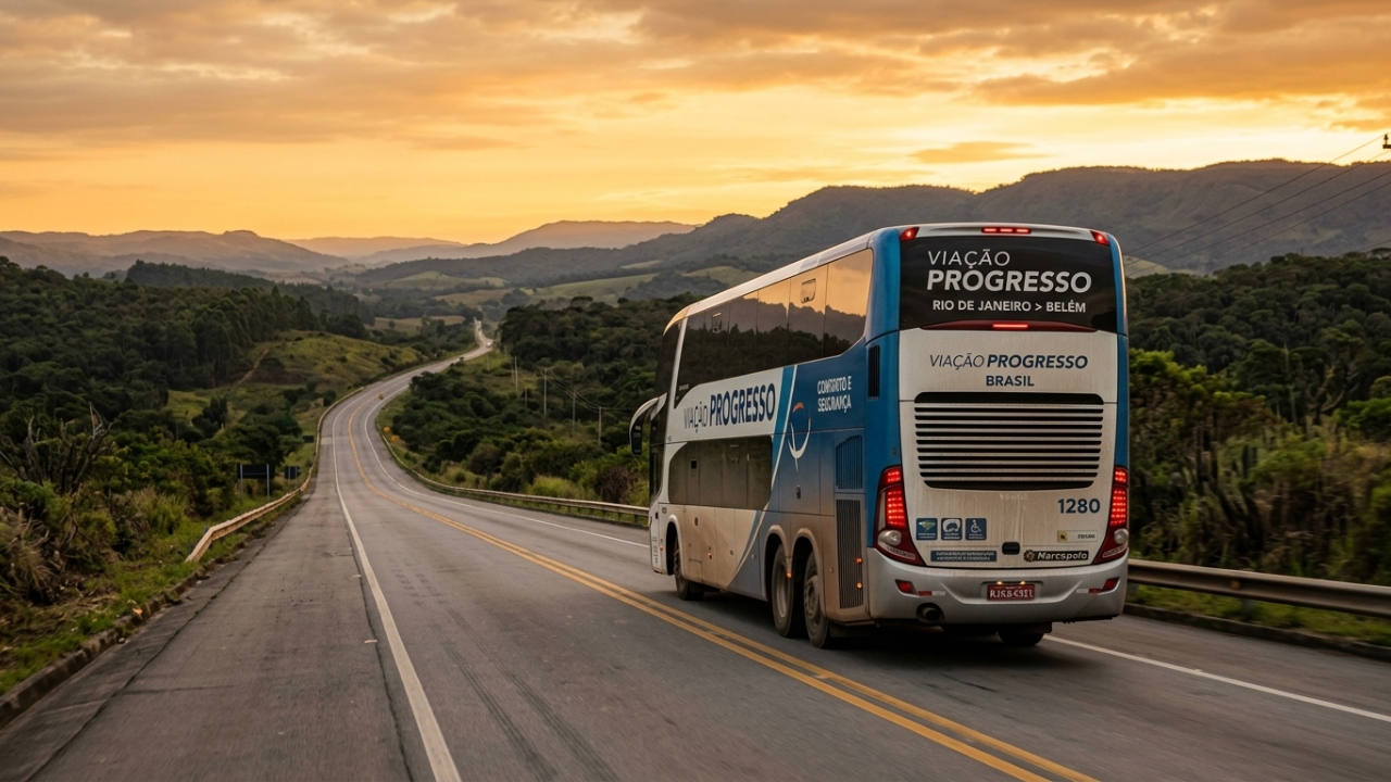 Com mais de 3 mil quilômetros de percurso a linha de ônibus que liga o Rio de Janeiro a Belém é uma das maiores aventuras das rodovias brasileiras