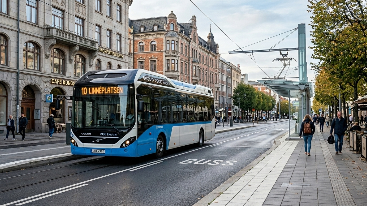 Utilizando baterias de alta densidade, o ônibus sueco Volvo 7900 virou um dos principais pilares da eletrificação do transporte público na Europa
