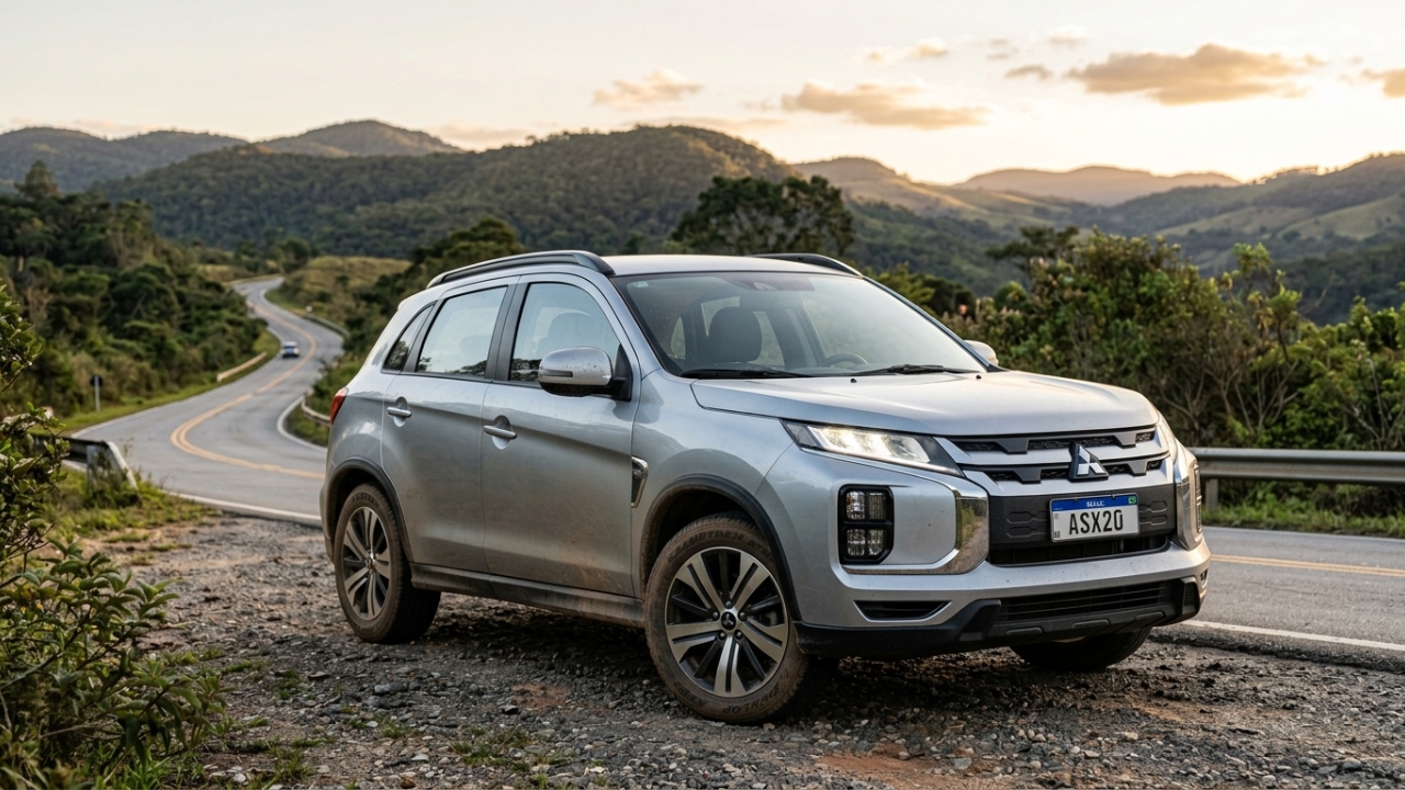 Contando com motor 2.0 de 160 cv e câmbio manual, o ASX virou uma das opções mais confiáveis de SUVs japoneses para uso urbano e viagens