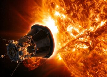 A sonda blindada que viaja a 692.000 km/h para mergulhar no Sol suportando temperaturas de 1.377°C