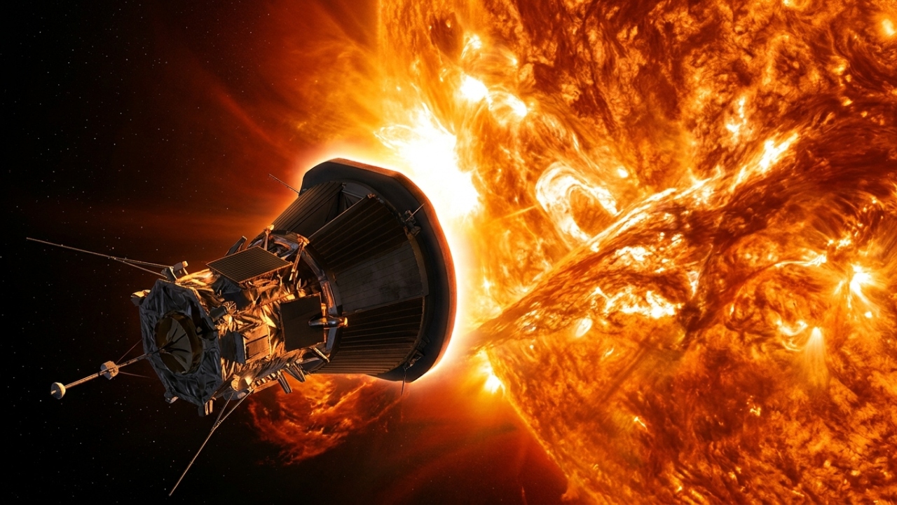 A sonda blindada que viaja a 692.000 km/h para mergulhar no Sol suportando temperaturas de 1.377°C