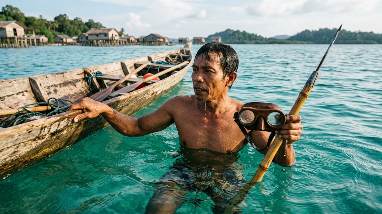 Cientistas identificam na tribo dos Bajau uma adaptação genética que permite mergulhos de longos minutos, expandindo os limites da biologia
