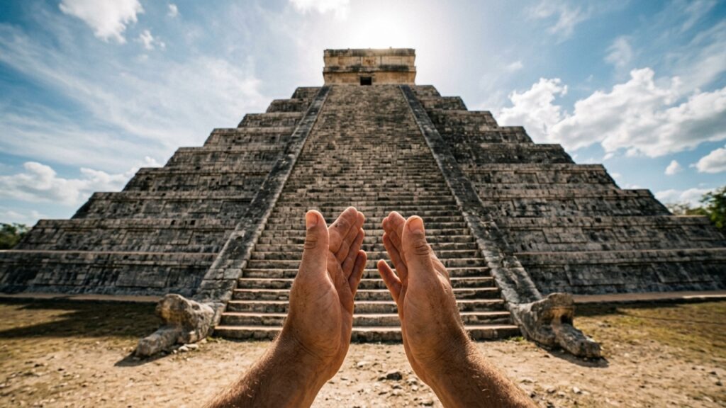 O templo maia construído há mil anos que produz o som exato de um pássaro sagrado quando alguém bate palmas diante da escadaria