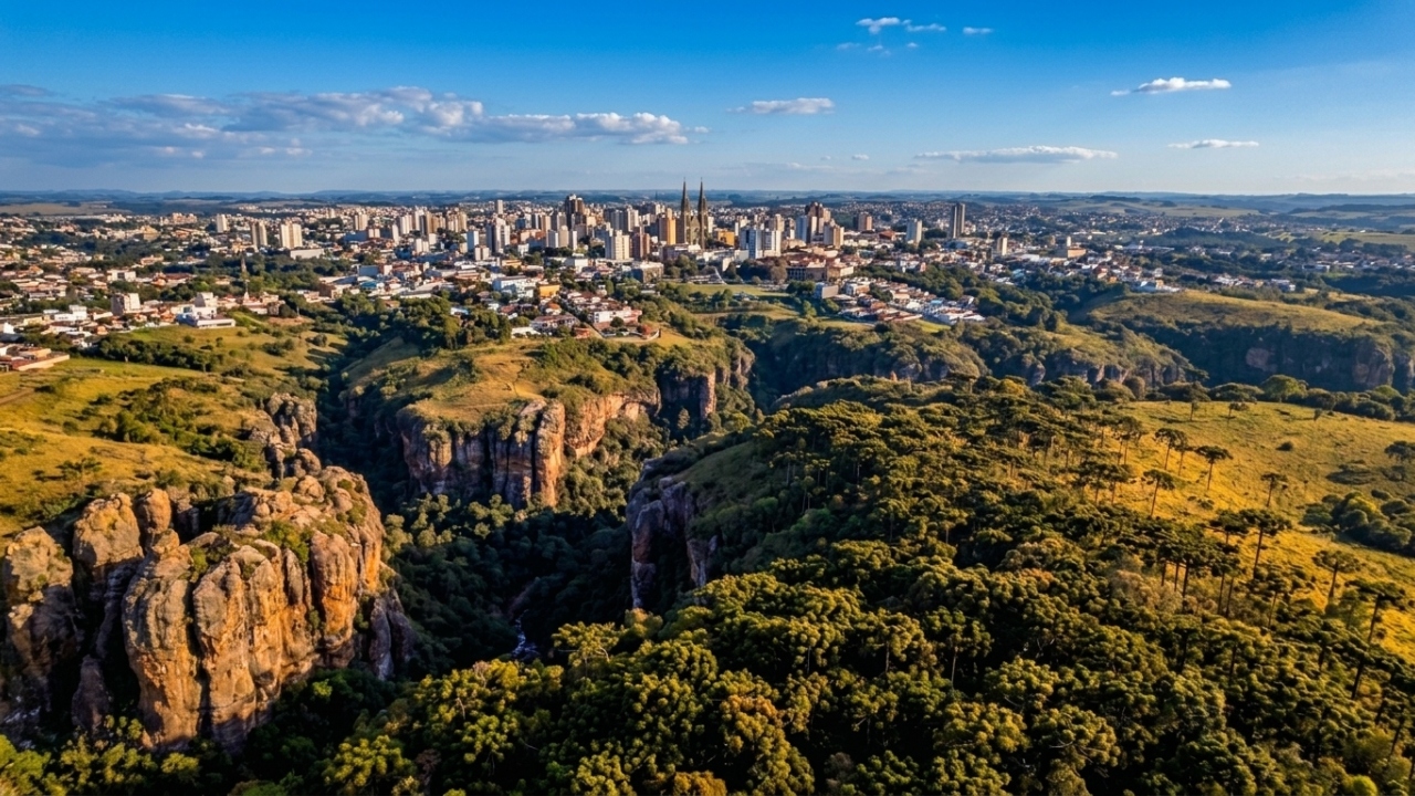 A cidade onde o chão tem 300 milhões de anos e a noite ferve com chope escuro