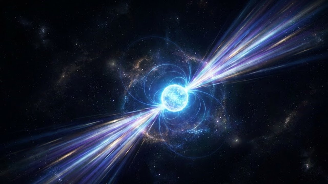 Estrelas mortas giram como faróis cósmicos a cada milissegundo, emitindo radiação que atravessa o espaço com precisão atômica