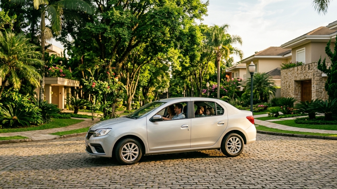 O espaçoso sedã da Renault registra 14 km por litro nas vias urbanas e garante o conforto máximo das famílias por menos de 50 mil reais