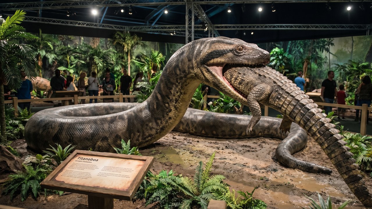 Com 13 metros de comprimento e uma tonelada, a Titanoboa colombiana foi a maior serpente que já rastejou pela face da Terra
