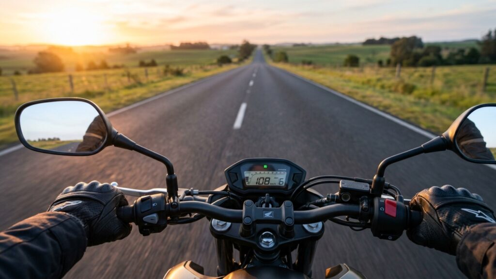 A Honda de 500 cc entrega motor confiável, porte equilibrado e estrada no horizonte sem parecer moto exagerada