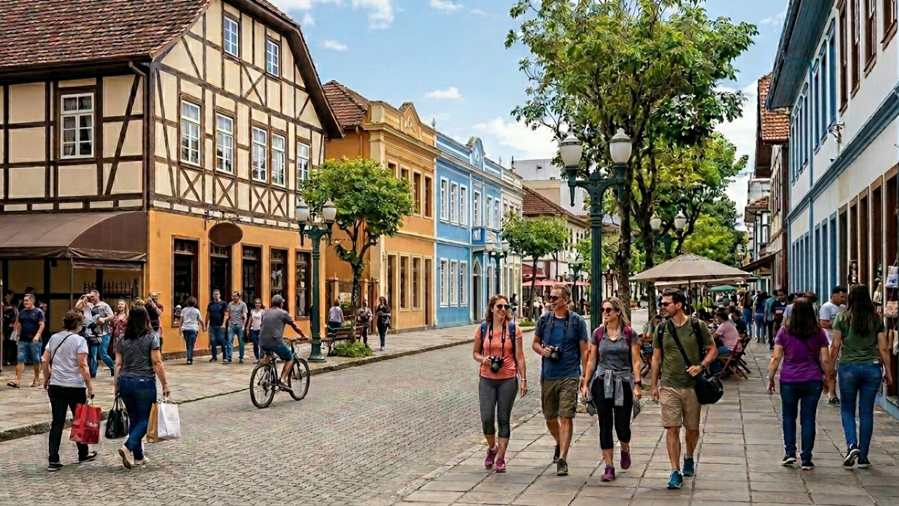Fundada em 1851 e a 130 km de Curitiba: a maior cidade de Santa Catarina abriga a única filial do Bolshoi fora da Rússia e o maior festival de dança do mundo