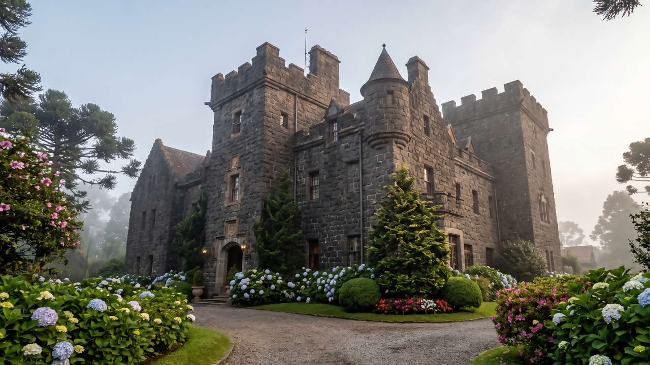 O exclusivo refúgio de apenas 11 suítes em Gramado que recria um castelo escocês e virou o maior símbolo de alta hotelaria da serra gaúcha