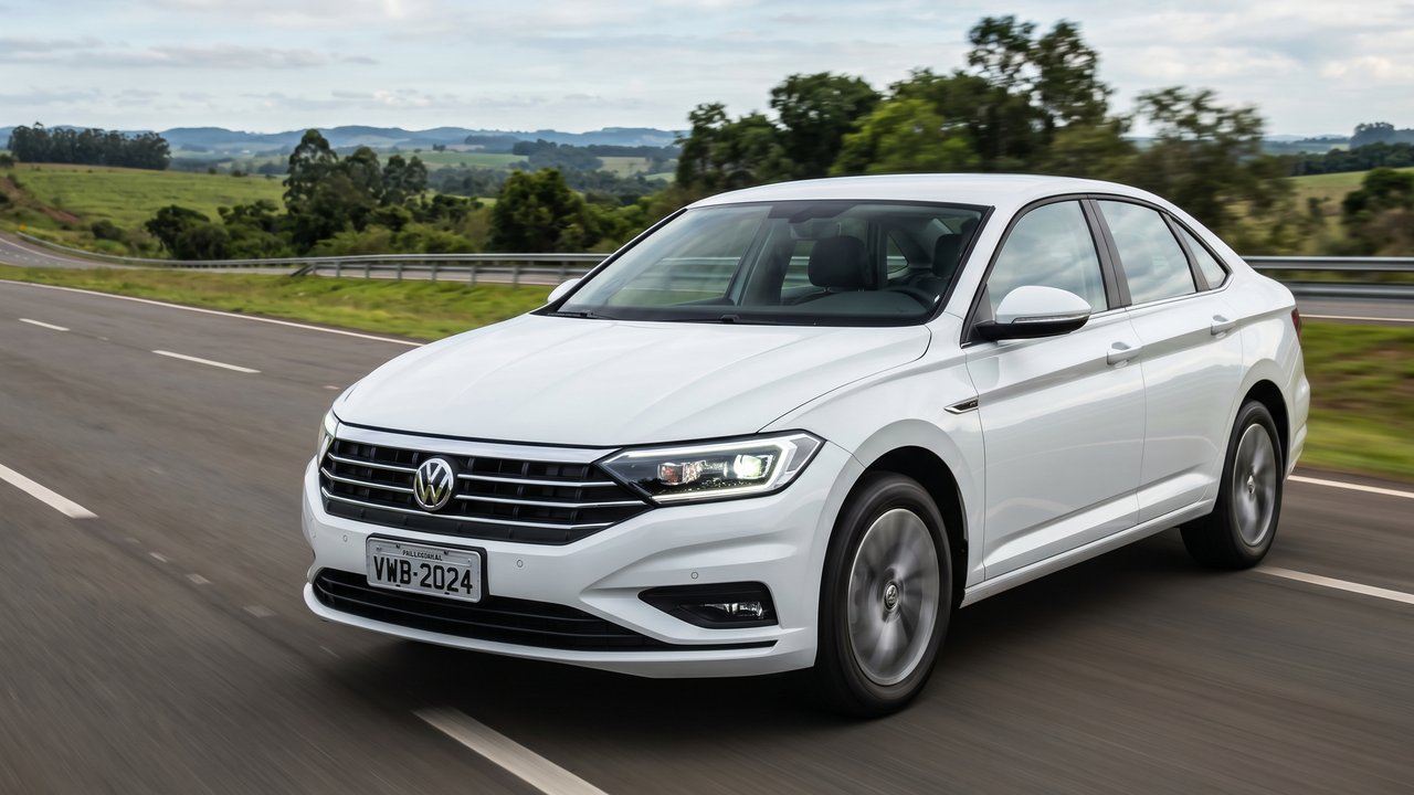 Com motor 1.4 turbo de 150 cavalos, o sedan Jetta 250 TSI combina eficiência alemã e performance em um traçado esportivo