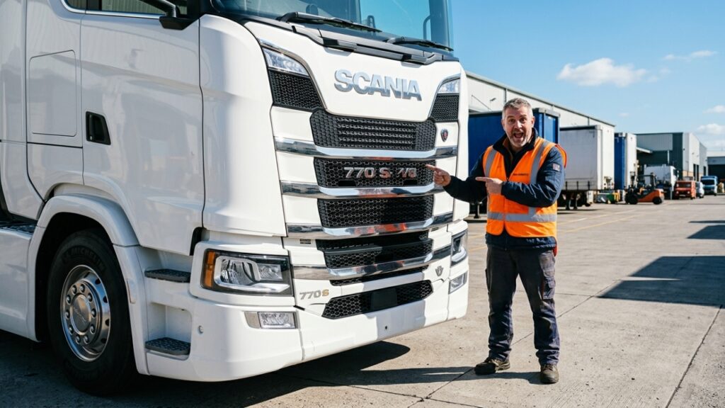 O caminhão de produção mais potente do mundo Scania 770 V8 despeja 3700 Nm de torque e traciona até 250 toneladas em operações extremas de mineração