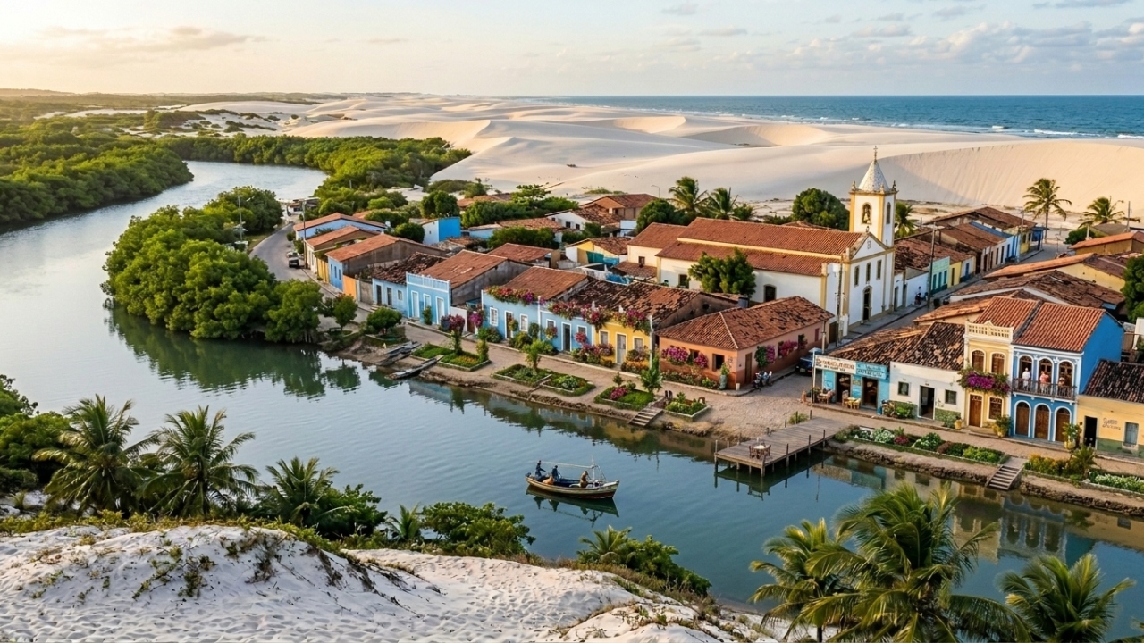 O Caribe Maranhense a 325 km da capital reúne o único delta em mar aberto das Américas e lagoas que enchem entre dezembro e julho