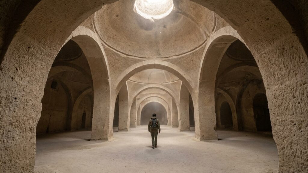 A colossal cidade subterrânea de 18 andares escavada há 2800 anos que podia esconder 20 mil pessoas da luz do dia