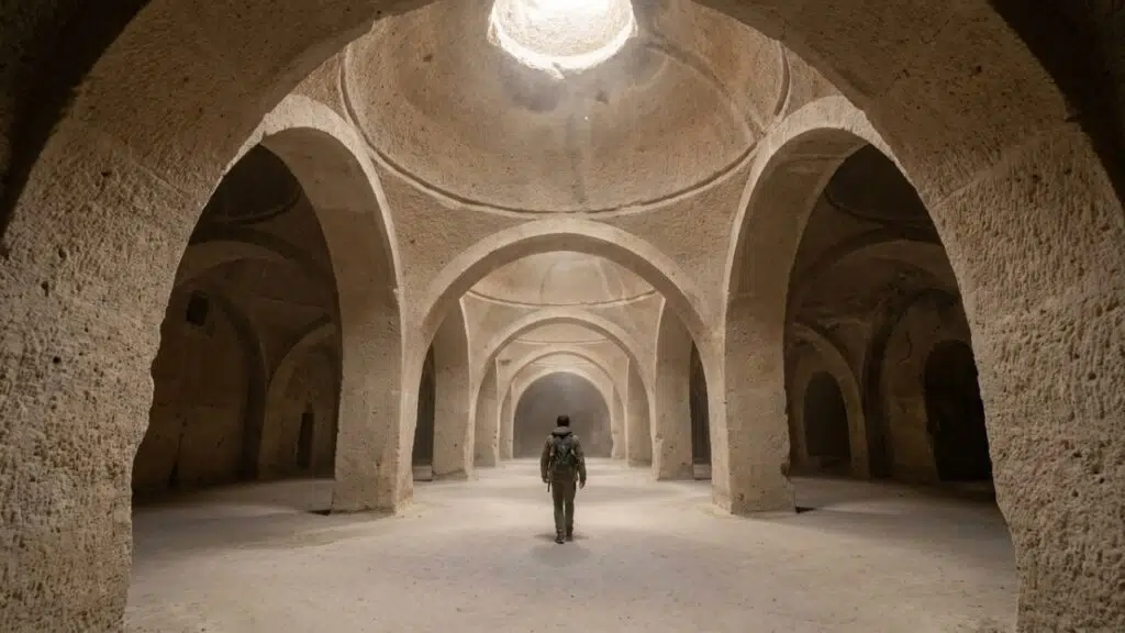 A colossal cidade subterrânea de 18 andares escavada há 2800 anos que podia esconder 20 mil pessoas da luz do dia