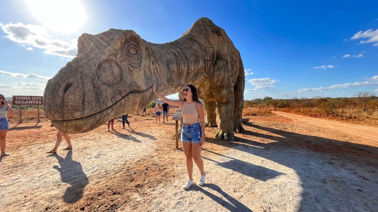A Terra dos Gigantes em Minas Gerais: a cidade onde um dinossauro de 27 metros e a maior feira de gado do mundo colocam a cidade no mapa internacional
