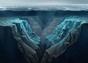 Cânion Zhemchug aparece escondido sob o Mar de Bering
