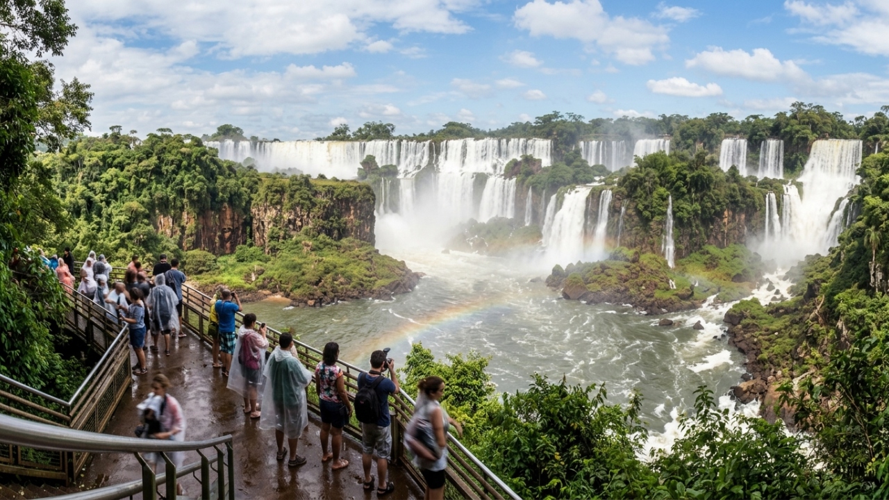 1,5 milhão de litros de água por segundo: a cidade paranaense que abriga uma das 7 Maravilhas Naturais do Mundo