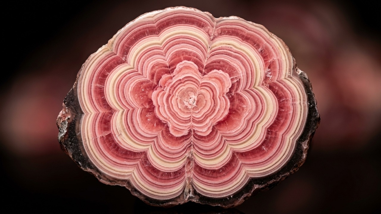 Esqueça o rubi, pois este cristal de faixas cor-de-rosa se assemelha a uma rosa de pedra e é um dos tesouros mais fascinantes do mundo