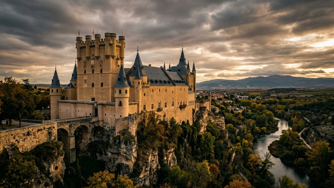 O espetacular castelo medieval do século 12 esculpido no topo de um penhasco de pedra que inspirou a Disney e guarda a história dos reis
