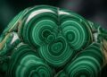 Esqueça a esmeralda comum, pois este mineral de faixas verdes brilhantes é rico em cobre e decora palácios imperiais, sendo uma gema fascinante