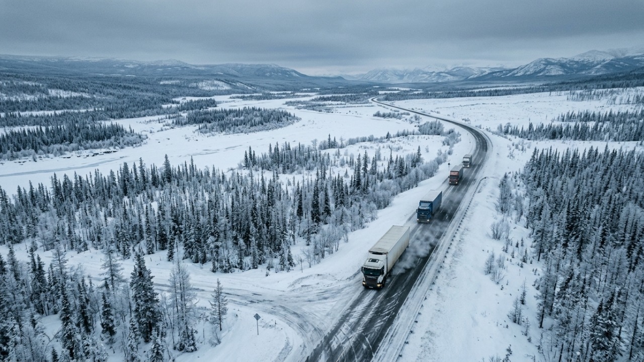 A colossal rota de rodovias russas de 11.000 km de extensão que atravessa 7 fusos horários para ligar São Petersburgo ao extremo leste