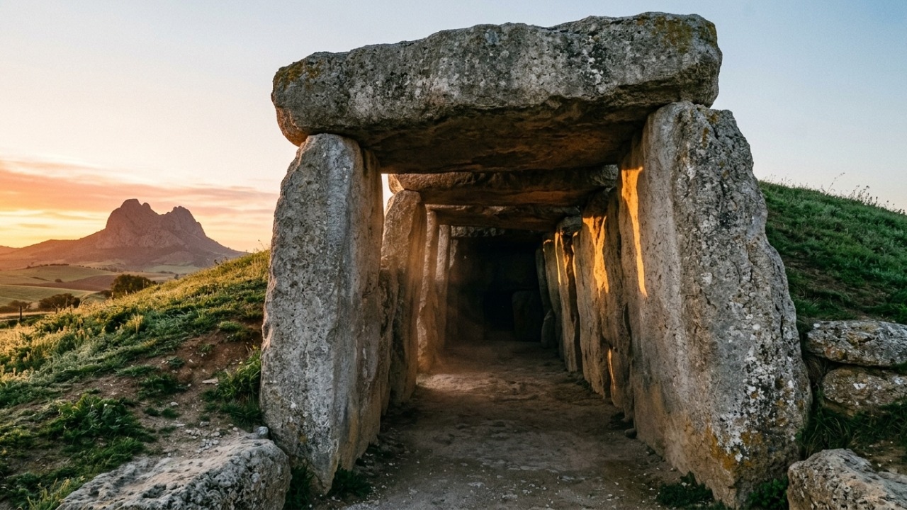 Com lajes de 180 toneladas e datado de 3700 a.C., o túmulo espanhol desafia a física por ter sido erguido sem tecnologias modernas