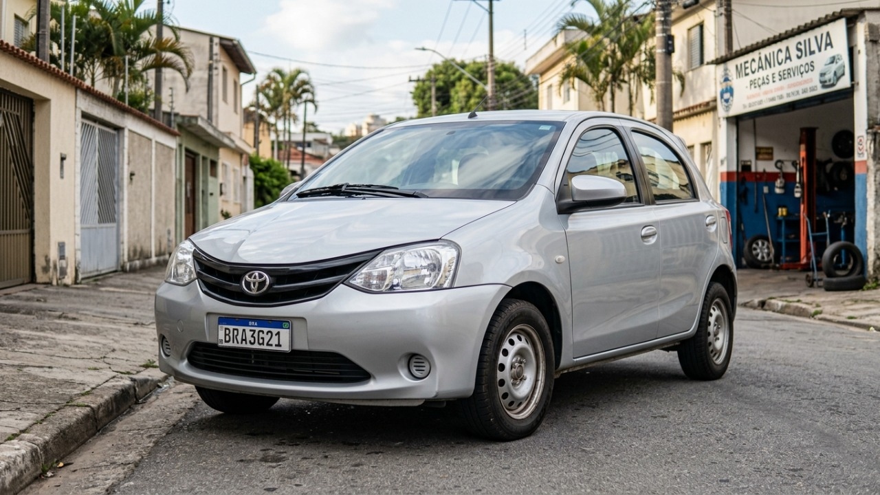 Toyota guarda em modelo usado a fama de carro que quase não dá susto e ainda faz consumo digno de compacto moderno