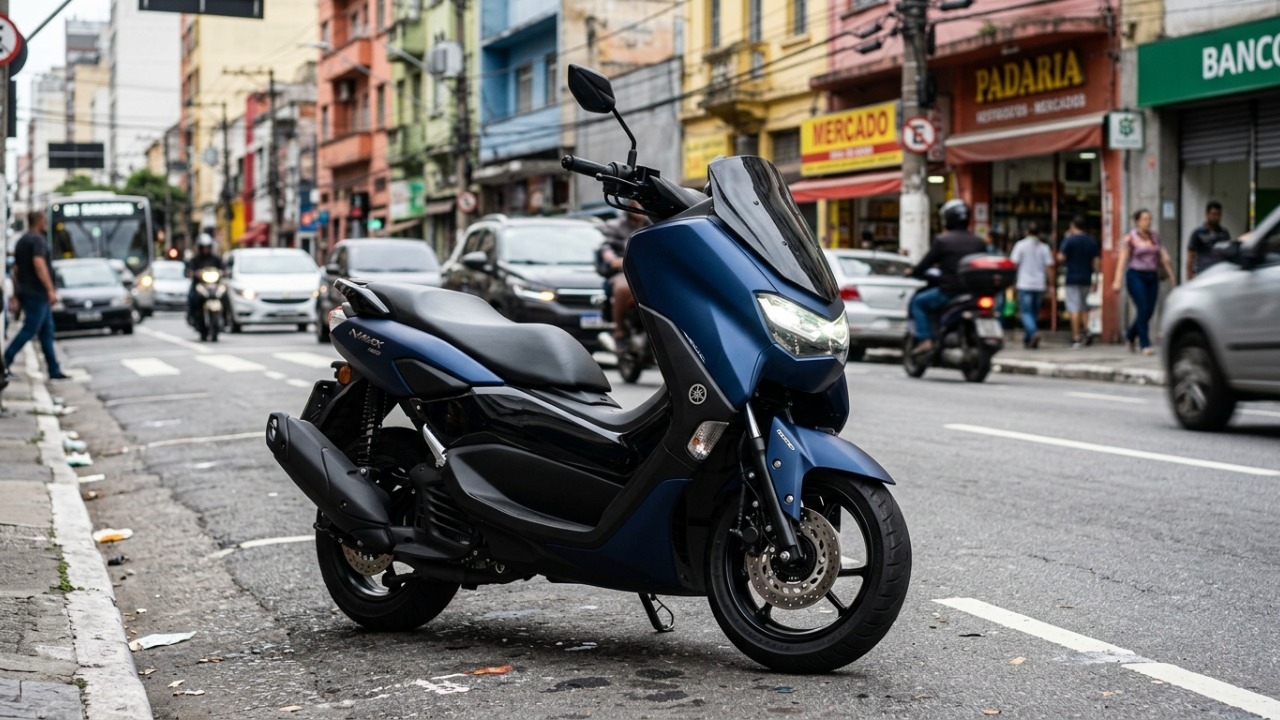 Yamaha NMAX 160 alia câmbio automático, eficiência térmica e segurança para mobilidade urbana
