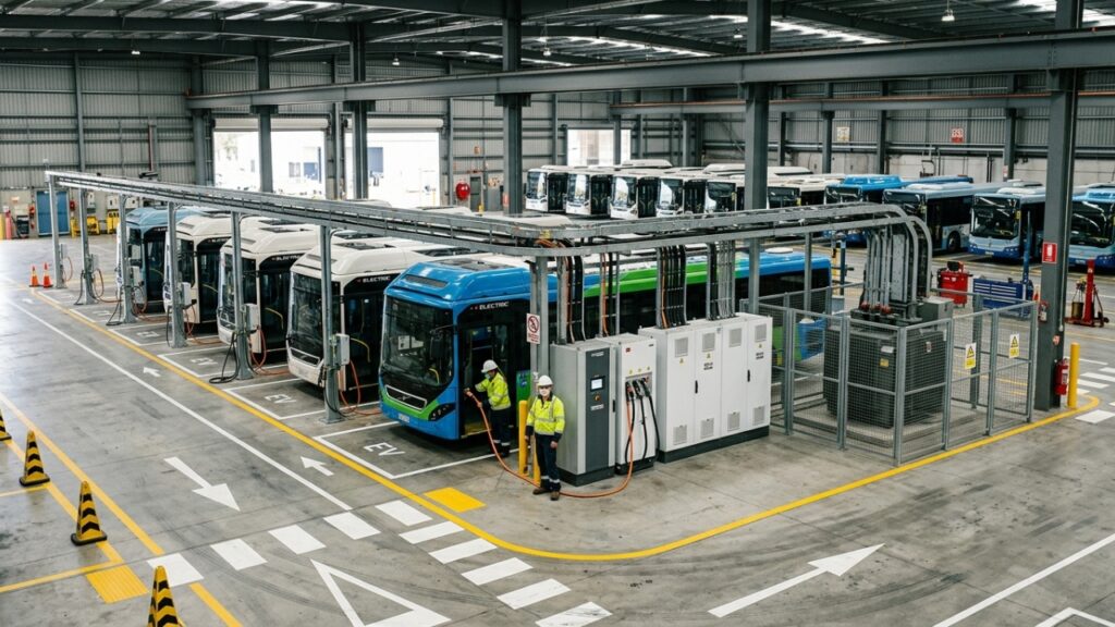 O ônibus elétrico de 12 metros que pode rodar até 250 km por carga e muda a rotina das garagens urbanas