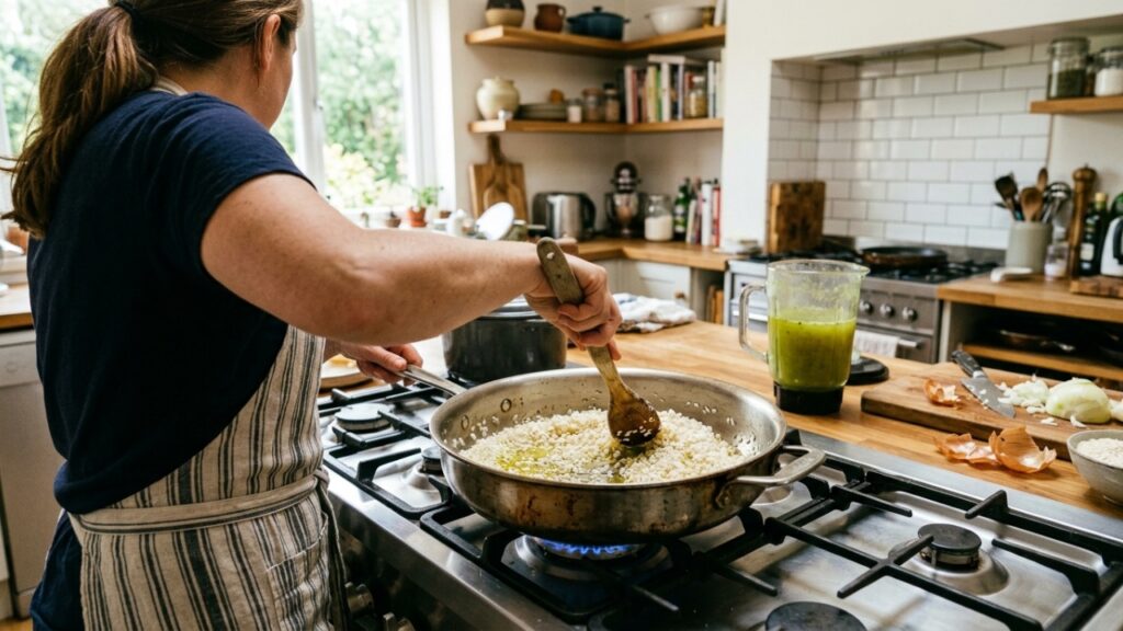 Como fazer arroz branco mais saboroso com caldo caseiro