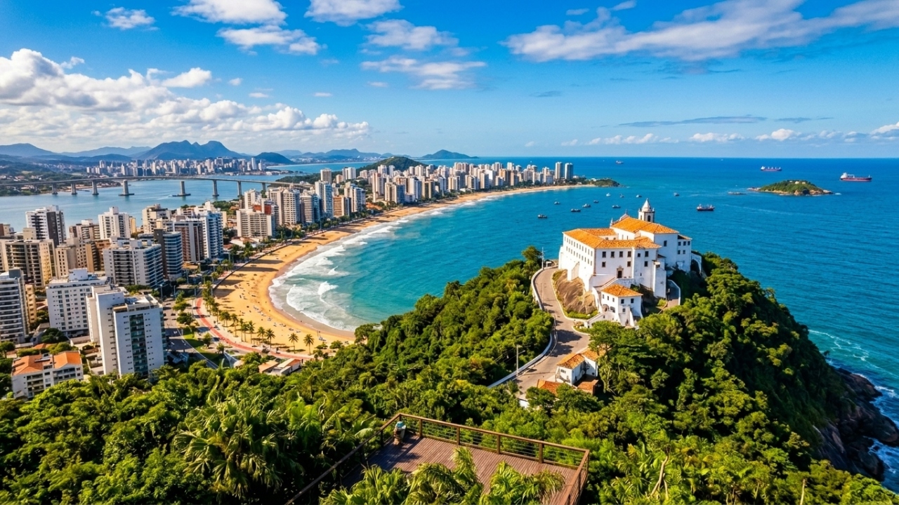 Um convento de quase 500 anos no alto de um penhasco e uma das maiores fábricas de chocolate do mundo: a cidade que deu nome a um estado inteiro