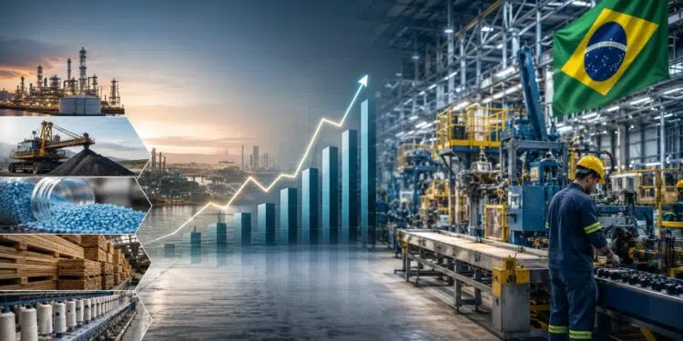 produção industrial