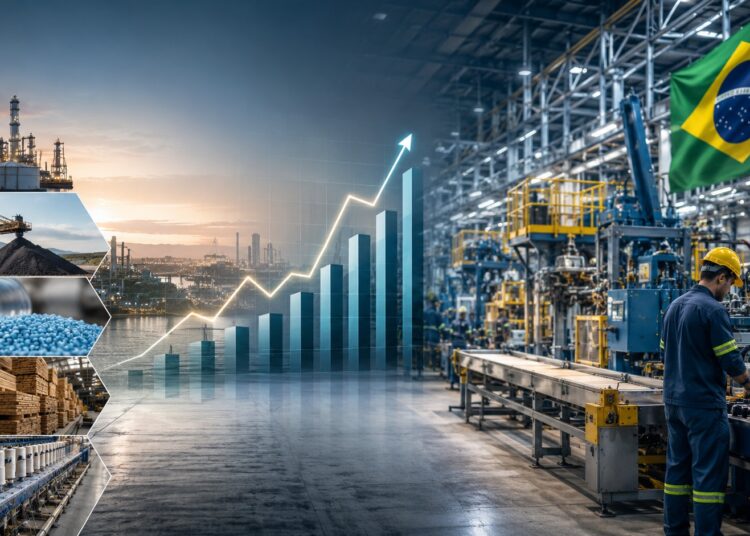 produção industrial
