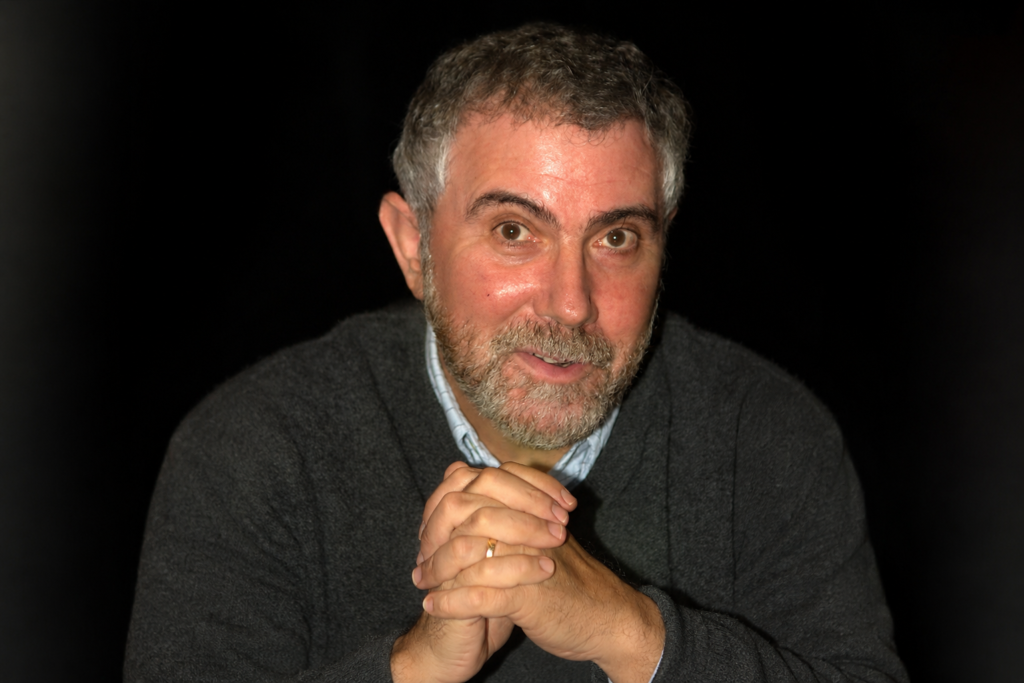 Paul Krugman durante o Brooklyn Book Festival, em 2010.
