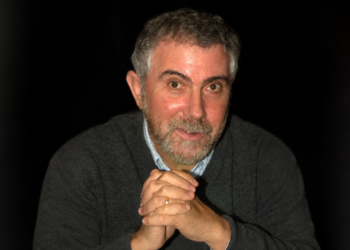 Paul Krugman durante o Brooklyn Book Festival, em 2010.